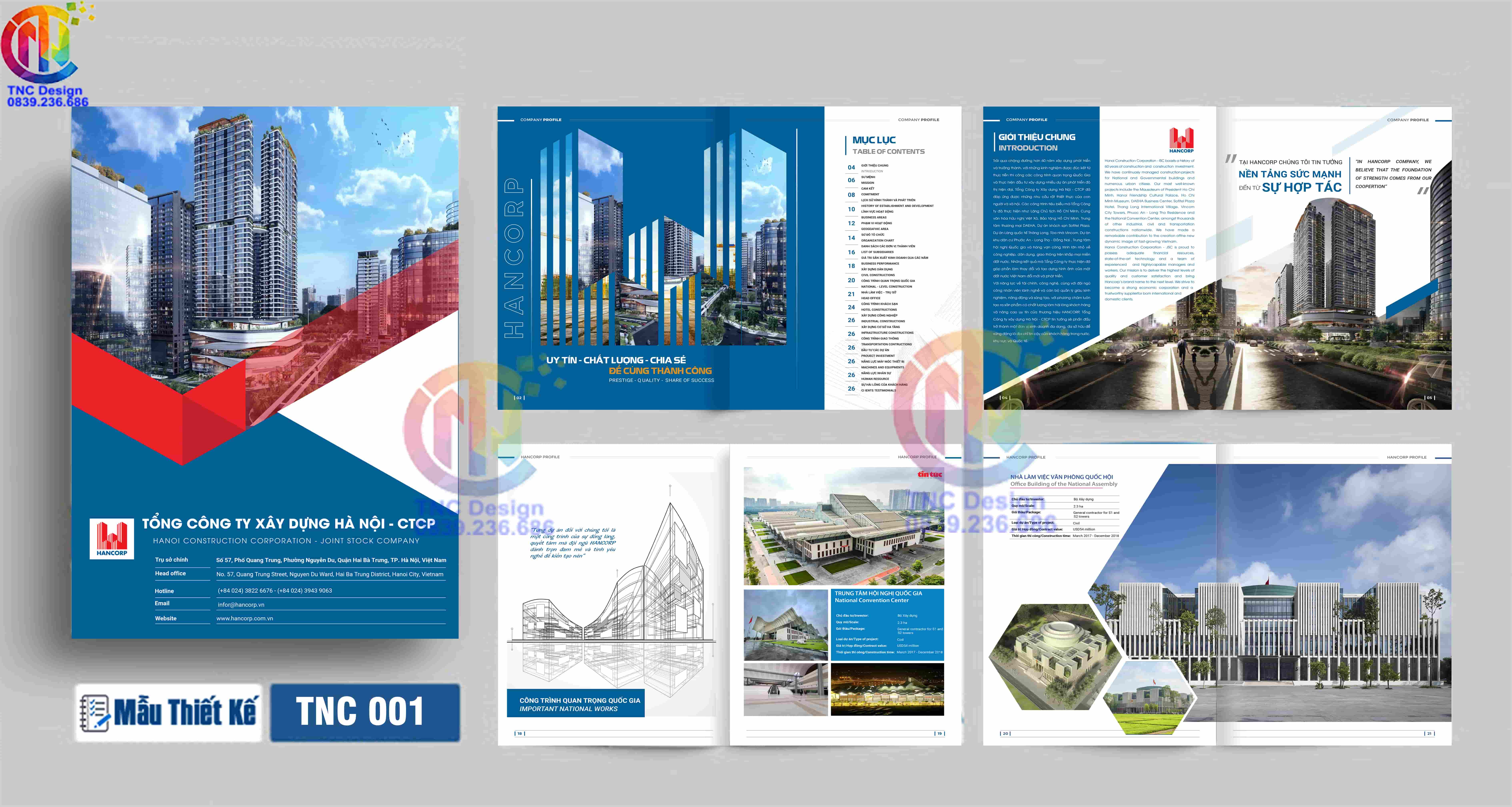 Thiết kế và in ấn hồ sơ năng lực công ty chuyên nghiệp tại Hà Nội